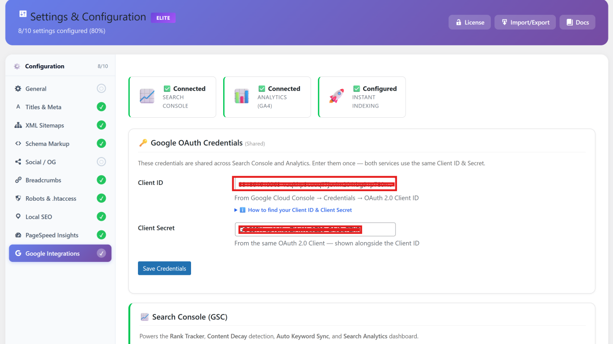 Serpelo instant indexing with Google Indexing API and IndexNow for Bing and Yandex